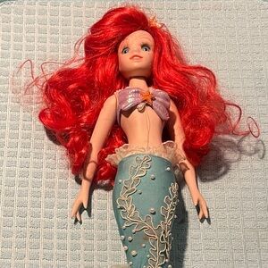 Little Mermaid Porcelain Doll, Disney, preowned, good condition